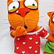 Order Everything is clear? Soft toys plush red cats Vasya Lozhkina. Dingus! Funny cats and other toys. Livemaster. . Stuffed Toys Фото №3