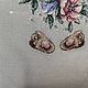 Order The picture is embroidered with a cross Flower bunny. Embroidery by Alena. Livemaster. . Pictures Фото №3