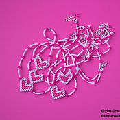 Украшения handmade. Livemaster - original item Choker heart made of beads. Handmade.