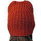 Knitted cap with ears brown. Caps. UrbanStyleKnit (usknits). My Livemaster. Фото №5