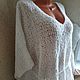 Vest-poncho 'Veronica-2' handmade. Vests. hand knitting from Galina Akhmedova. My Livemaster. Фото №5