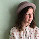 Raffia porkpie hat. Hats1. mskladnova. Online shopping on My Livemaster.  Фото №2