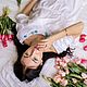 Платье "Нежность" излегкого штапеля. Платья. Irina/ RAD. Интернет-магазин Ярмарка Мастеров.  Фото №2