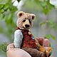 Teddy Bear Miskolc coleccionable autor oso payaso, Teddy Bears, Kurgan,  Фото №1