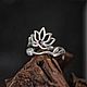 Lotus, a silver ring with a Lotus flower. yoga. Rings. Trinkki. My Livemaster. Фото №4
