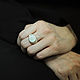 Кольцо Circle Signet Ring Matte. Кольцо-печатка. The Vale of Tears. Ярмарка Мастеров.  Фото №5