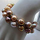 Bracelet 'Golden Kasumi'. Bead bracelet. pearl_stones_jewellery. Online shopping on My Livemaster.  Фото №2
