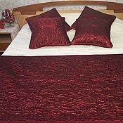 Для дома и интерьера handmade. Livemaster - original item Quilted narrow bedspread- Christmas sachet on the bed.. Handmade.