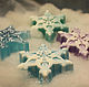 Handmade soap' snowflake-3'. Soap. Edenicsoap - soap candles sachets. Online shopping on My Livemaster.  Фото №2