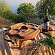 Заказать Винница Винный столик из дерева. Studio63_wood. Ярмарка Мастеров. . Подносы Фото №3
