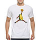 Cotton T-shirt 'Basketball Player Avocado', T-shirts and undershirts for men, Moscow,  Фото №1