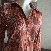 Винтаж handmade. Livemaster - original item Silk blouse, BGN. New! France.. Handmade.