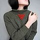 Alpaca knitted sweater for women, author's warm jumper. Sweaters. Dobryy_vyaz. My Livemaster. Фото №4