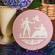Винтаж: WEDGWOOD розовое панно Апполон и Дионис, Англия. Картины винтажные. Karina(Anti_vinta). Ярмарка Мастеров.  Фото №4