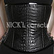Корсет из натуральной кожи. Корсеты. NICKL corsets. Интернет-магазин Ярмарка Мастеров.  Фото №2