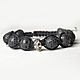 Shamballa bracelet with volcanic lava stone, skull c. Bead bracelet. Shambala of Russia. Anna. Online shopping on My Livemaster.  Фото №2