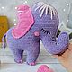 Заказать Мастер-класс по вязанию крючком "Подушка Слоник". olya_and_toys (lubimkidlyavas). Ярмарка Мастеров. . Схемы вязания Фото №3