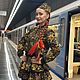 Костюм «Хохлома» в Русском Стиле. Костюмы. Авторские КОКОШНИКИ И ОДЕЖДА в Русском Стиле. Ярмарка Мастеров.  Фото №6