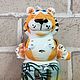 Order Year of the Tiger: Bell Tiger in Bamboo. Creative workshop Cheerful porcelain. Livemaster. . Bells Фото №3