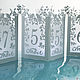 'Weightlessness ' room on the table. Guest Seating Chart. Evrica (Evrica). My Livemaster. Фото №7