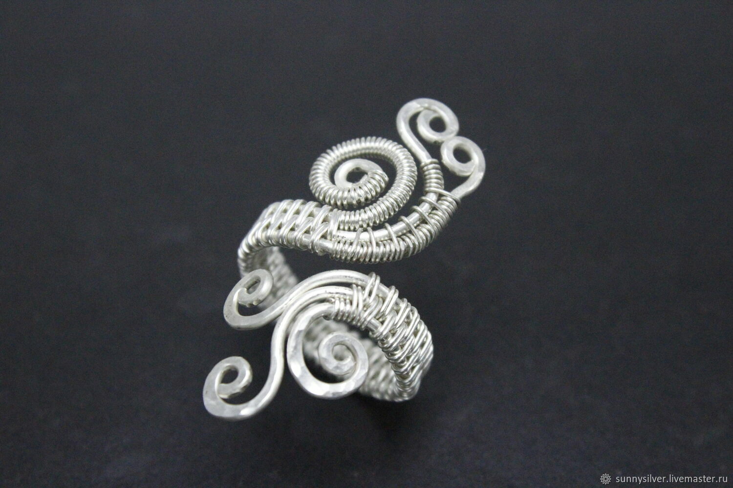 Ring Wire Wrap Copper Wire Silver HW0010 купить на Ярмарке Мастеров