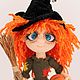 Little witch. Stuffed Toys. Crochet patterns by Ermak Elena. Online shopping on My Livemaster.  Фото №2
