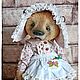 Бетси мишка в технике тедди. Мишки Тедди. Татьяна Корчикова teddy & dolls. Ярмарка Мастеров.  Фото №4