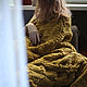 Knitted plaid, Sweet Mustard, Blankets, Volgograd,  Фото №1