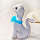 Soft toys: Snow-white cat. Stuffed Toys. KnittedtoyRU. Online shopping on My Livemaster.  Фото №2