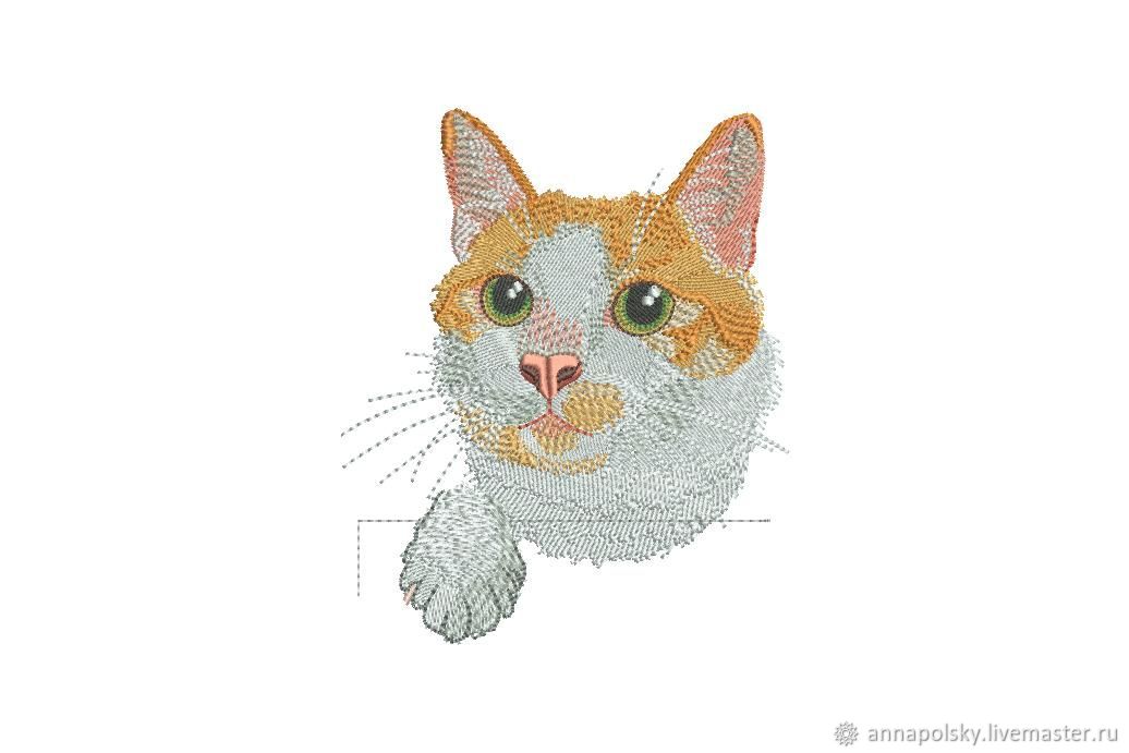 Поделки: Вышивка бисером кота Саймона на Хэллоуин