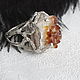 Ring made of 925 sterling silver with citrine IV0001. Rings. Sunny Silver. My Livemaster. Фото №4