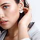 Серебряные серьги джекеты Double Circle, Серьги-джекеты, Санкт-Петербург,  Фото №1