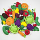 Vegetables 14 pcs. fleece for the game. Doll food. Educational Toys. Online shopping on My Livemaster.  Фото №2