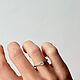 Золотое кольцо с сапфиром 0.33ct, Кольца, Москва,  Фото №1