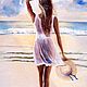  ' Sea and love' author's oil painting. Pictures. flamemilady. Online shopping on My Livemaster.  Фото №2