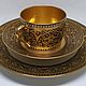 Legrand Limoges Оригинал 20 век Золото Чайное трио. Чайные пары. Phoenix Antique • Феникс Антик. Интернет-магазин Ярмарка Мастеров.  Фото №2