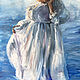Girl and the sea, oil painting on canvas, painting for children. Pictures. myfoxyart (MyFoxyArt). Online shopping on My Livemaster.  Фото №2