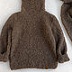 Свитер пушистый букле детский с высоким воротом. Свитеры и джемперы. VA kids knitwear. Ярмарка Мастеров.  Фото №4