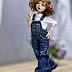 Авторская шарнирная кукла Никуша. Шарнирная кукла. Светлана Соколова Finist Doll. Ярмарка Мастеров.  Фото №4