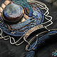 "His Royal Majesty Peacock" колье. Подвеска. Julia Chernopazova Art Jewelry. Ярмарка Мастеров.  Фото №6