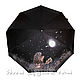 Order Women's folding umbrella automatic black umbrella-cane Hedgehog in the fog. BelkaStyle. Livemaster. . Umbrellas Фото №3