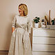 Льняное платье Elegance. Платья. Simply Wear by Di (Prokhorova Diana). Ярмарка Мастеров.  Фото №7