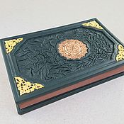 Сувениры и подарки handmade. Livemaster - original item The Koran in the Tatar language (leather book). Handmade.