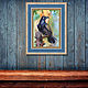  Raven. Watercolor. Pictures. zazulla (zazulla). Online shopping on My Livemaster.  Фото №2