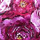 Order Oil painting purple pink lilac peonies in the interior. Zabaikalie. Livemaster. . Pictures Фото №3