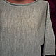  100%linen yarn .Bat Jumper 'Solo'. Tunics. Exclusive linen jersey from Elena. Online shopping on My Livemaster.  Фото №2