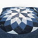 Order Cushion for sofa decorative Dahlia patchwork denim. Denimhandmade.Olga. Livemaster. . Pillow Фото №3