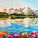 Oil painting: LAKE GENEVA, Switzerland, 50h40, impressionism, Pictures, Moscow,  Фото №1