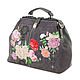 Middle bag 'rose Embroidery'. Valise. Pelle Volare. Online shopping on My Livemaster.  Фото №2