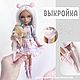 Выкройка одежды для куклы Monster High, Выкройки, Улан-Удэ,  Фото №1